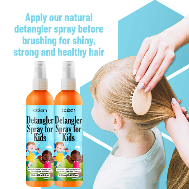 Moisturizing Kids Hair Detangler Spray,oalen cosmetics