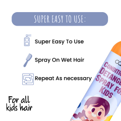 Anti-Frizz Conditioning Detangler For Kids,oalen cosmetics