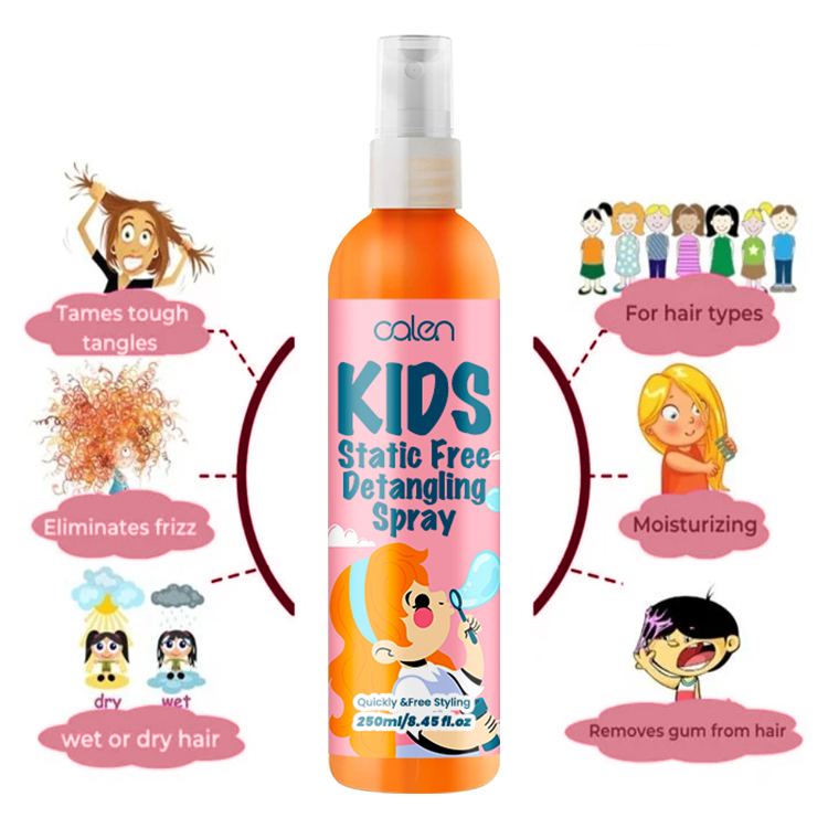 Anti-Frizz Children Hair Spray,oalen cosmetics