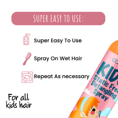 Anti-Frizz Children Hair Spray,oalen cosmetics