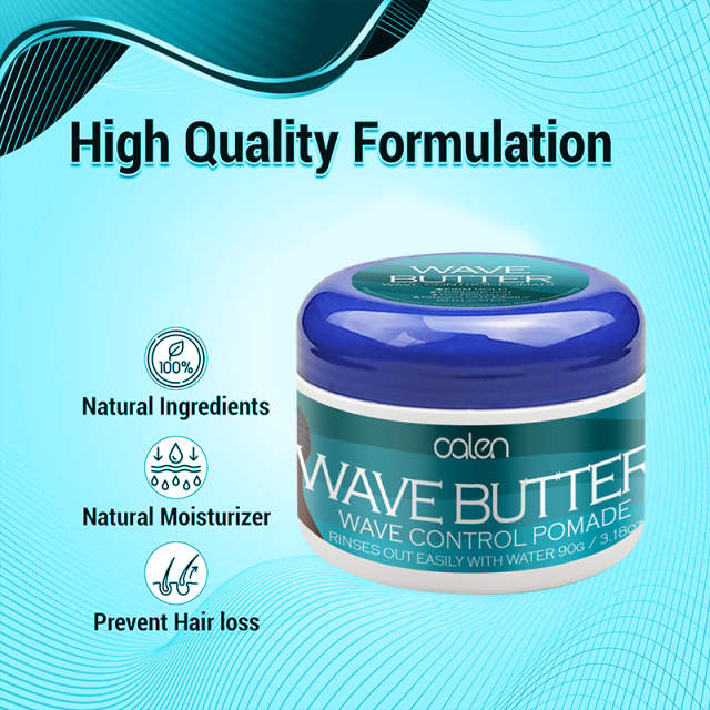 Wave Butter 3.18oz 360 Wave Grease for Men,oalen cosmetics