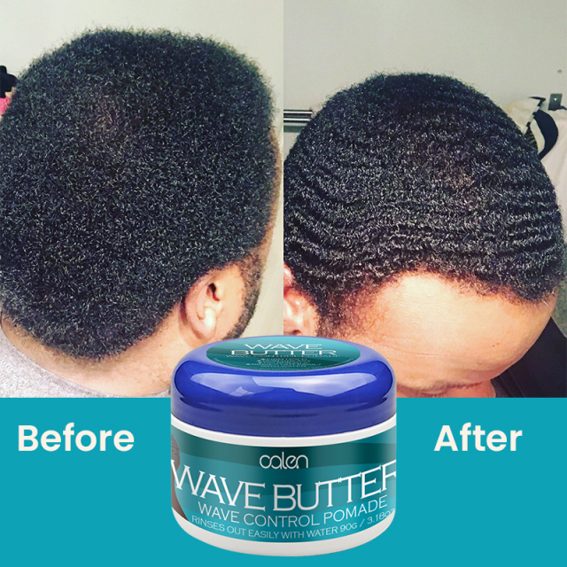 Wave Butter 3.18oz 360 Wave Grease for Men,oalen cosmetics