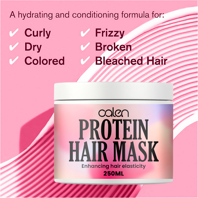 Luxfume 250ml 8.46oz Repair Dry Improve Moisture Protein Treatment Mask for Hair,oalen cosmetics