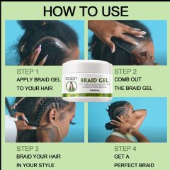 Oalen Extreme Hold Smooths Tames Frizz Braid Gel,oalen cosmetics