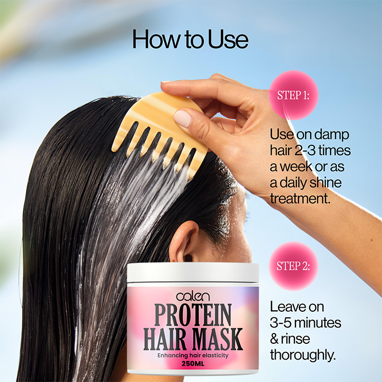 Luxfume 250ml 8.46oz Repair Dry Improve Moisture Protein Treatment Mask for Hair,oalen cosmetics
