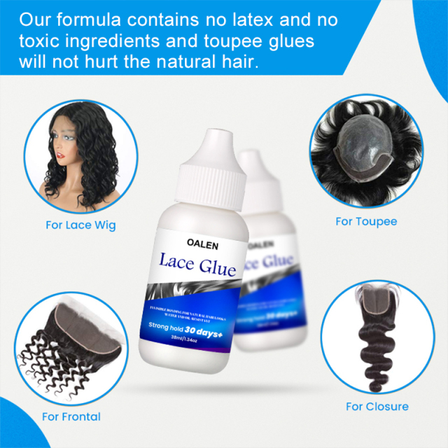 Luxfume 38ML Private Label Waterproof Extreme hold Invisible bond Lace Glue,oalen cosmetics