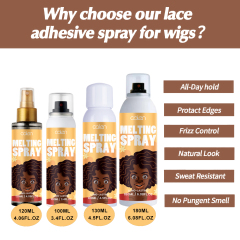 Luxfume Customs Logo Superior Hold Sweat Resistant Glue Melt Styling Spray,MY SHOP
