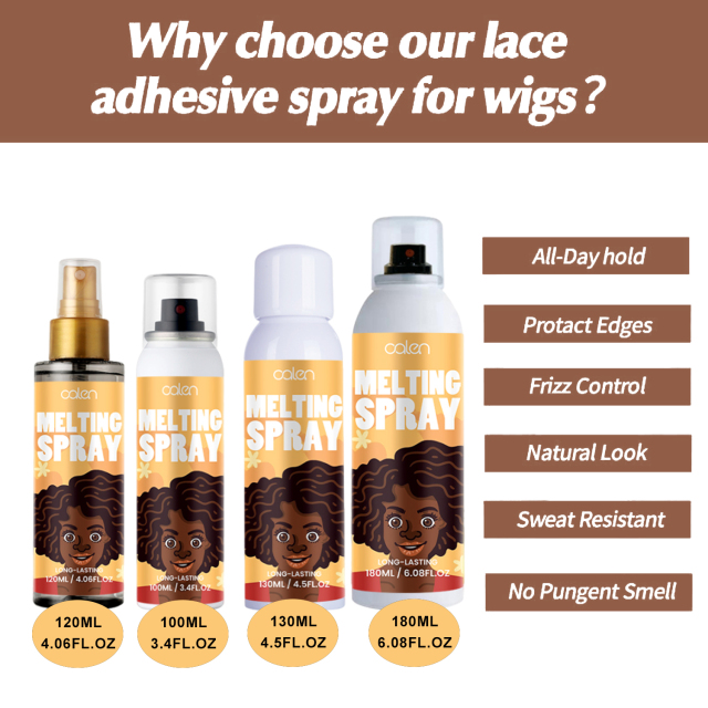 Luxfume Customs Logo Superior Hold Sweat Resistant Glue Melt Styling Spray,MY SHOP