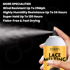 Luxfume Private Label Fast Dry Lace Glue Extreme Hold Lace Melt Spray,oalen cosmetics