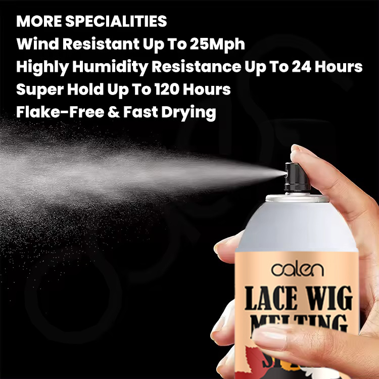 Oalen 120ml Glueless Bond Extreme Hold Glueless Lace Wig Adhesive Melt Spray,oalen cosmetics