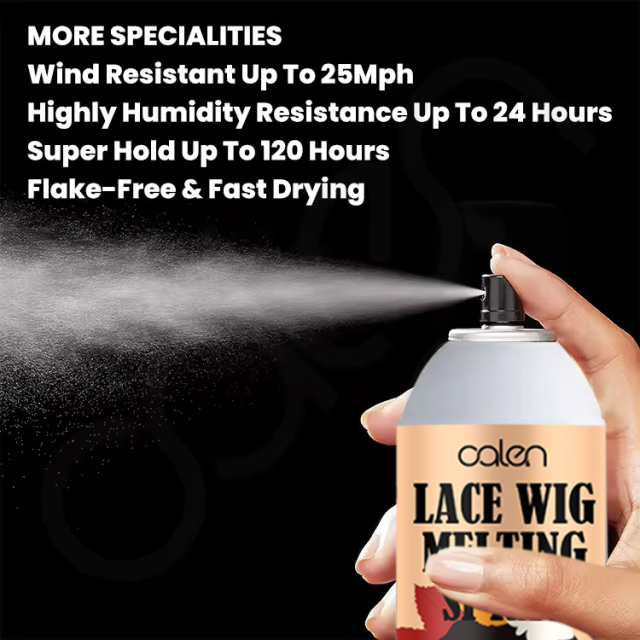 Oalen 120ml Glueless Bond Extreme Hold Glueless Lace Wig Adhesive Melt Spray,oalen cosmetics