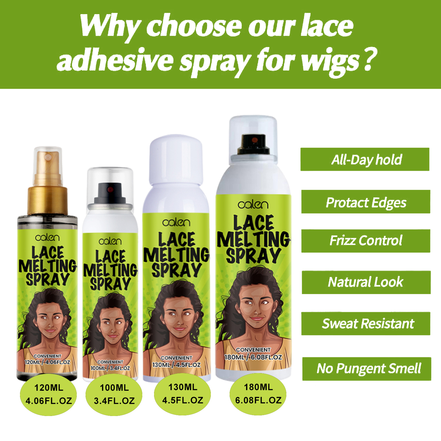 Luxfume Wholesale Adhesive Glue Melt Spray Mist Extreme Strong Hold Lace Wig Melting Spray,MY SHOP