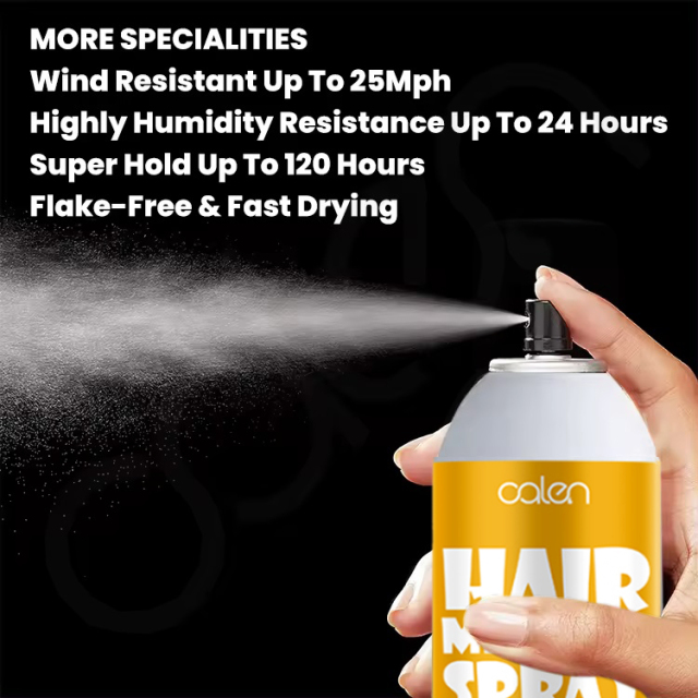 Oalen Private Label Quick Dry Hair Temporary Extreme Hold Wig Lace Adhesive Spray 4 Sizes,MY SHOP