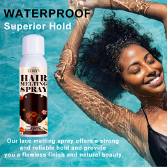 Luxfume Private Label 120ml Fast Drying Waterproof Lace Melting Aerosol Spray,oalen cosmetics