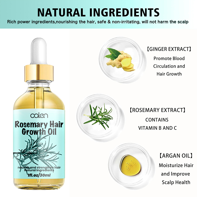 Luxfume 30ML Factory Improves Hair Texture Intensive Rosemary Oil Hair Growth,oalen cosmetics
