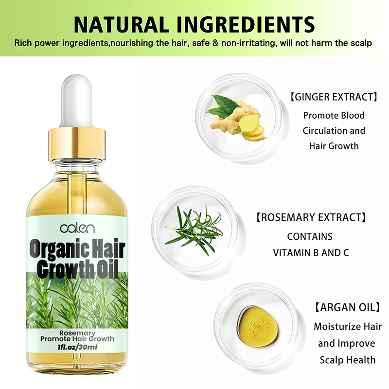Oalen 30ML Factory ODM OEM Improves Hair Texture Intensive Deep Treatment Rosemary Oil,oalen cosmetics
