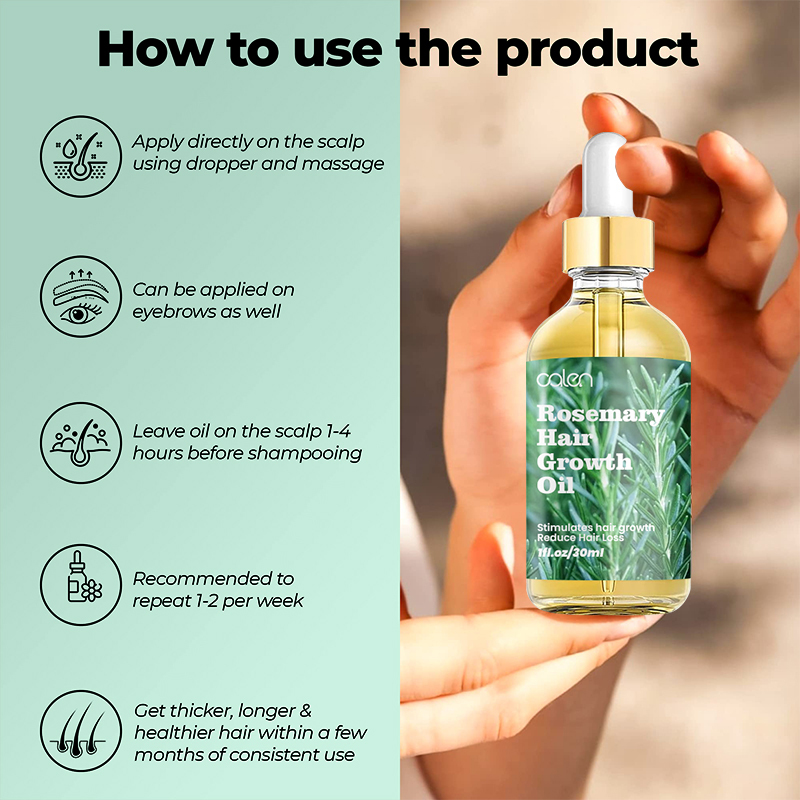 Luxfume Private Label Natural Ingredients Promote Hair Growth Baby Suitable Rosemary Growth Hair,oalen cosmetics