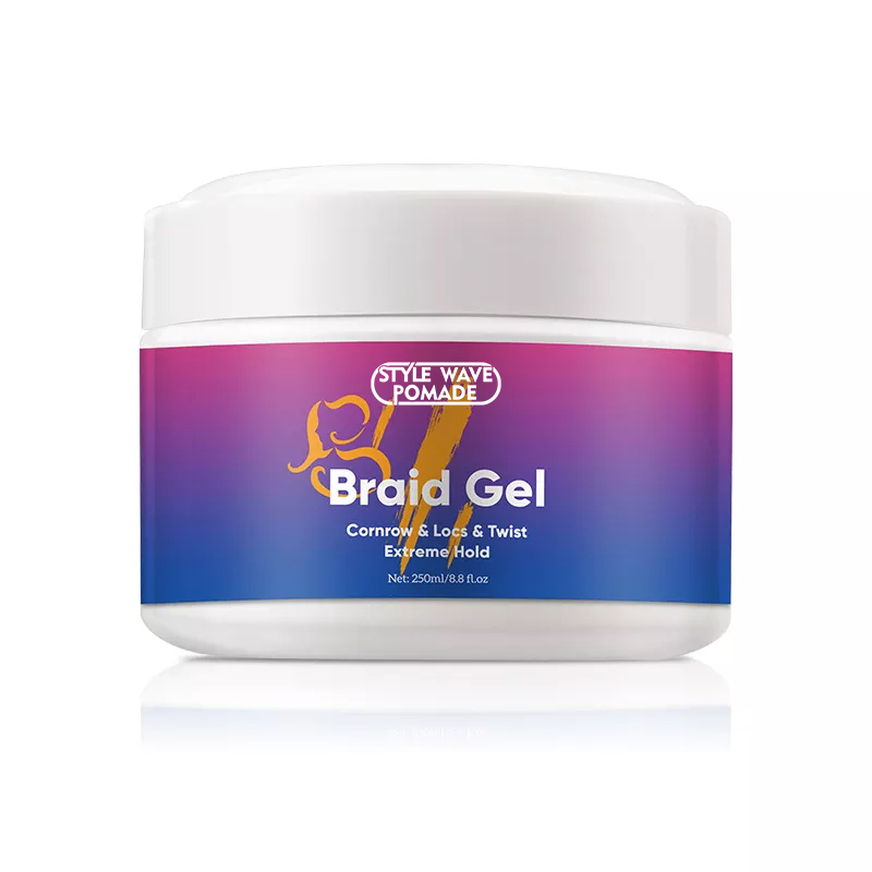 Style Wave Pomade Extreme Hold No Flaking or Drying Braid Gel,oalen cosmetics