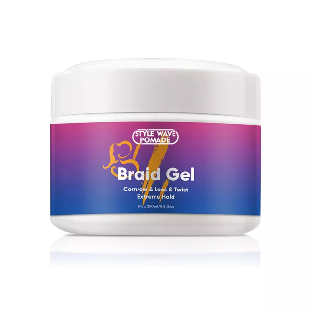 Style Wave Pomade Extreme Hold No Flaking or Drying Braid Gel,oalen cosmetics
