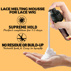 Luxfume 100ml Private Label Seamless Naturally Blending Strong Hold Lace Glue Spray Lace Melt Mousse,MY SHOP