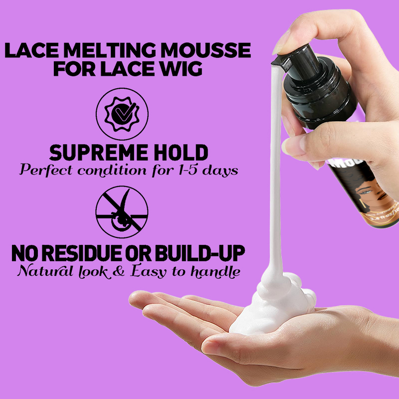 Oalen ODM OEM Wholesale Lace Melt Adhesive 100ml Strengthen Wig Melt Mousse,MY SHOP