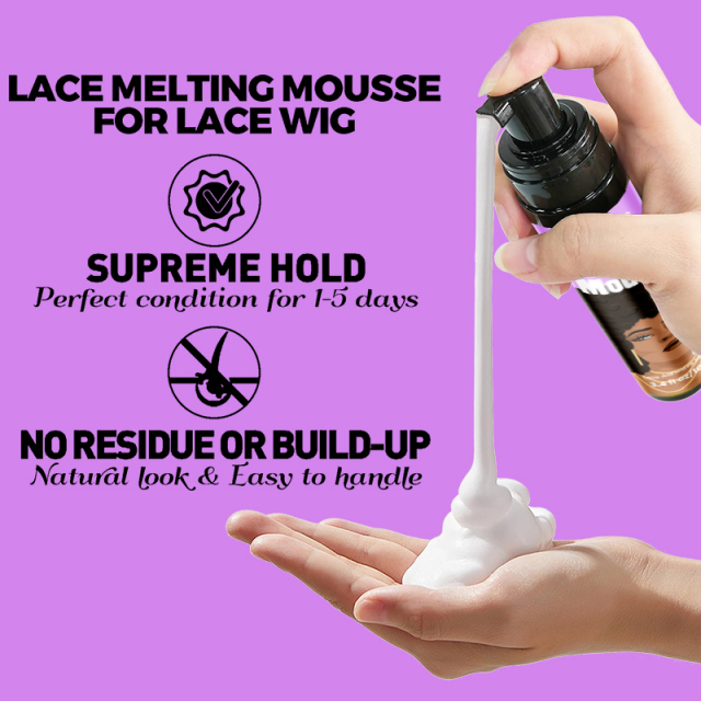 Oalen ODM OEM Wholesale Lace Melt Adhesive 100ml Strengthen Wig Melt Mousse,MY SHOP