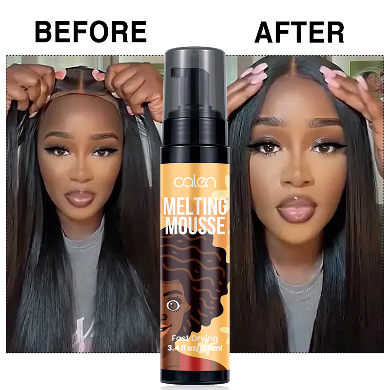 Luxfume 100ml Private Label Seamless Naturally Blending Strong Hold Lace Glue Spray Lace Melt Mousse,MY SHOP