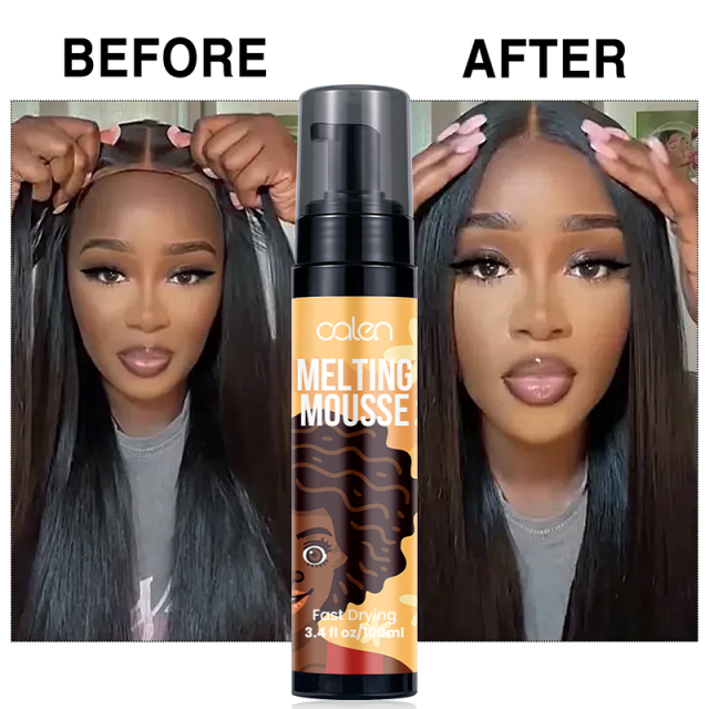 Luxfume 100ml Private Label Seamless Naturally Blending Strong Hold Lace Glue Spray Lace Melt Mousse,MY SHOP