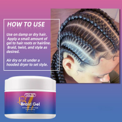 Style Wave Pomade Extreme Hold No Flaking or Drying Braid Gel,oalen cosmetics