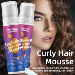 Style Wave Pomade Add Volume Soft Smooth Curly Hair Mousse,oalen cosmetics