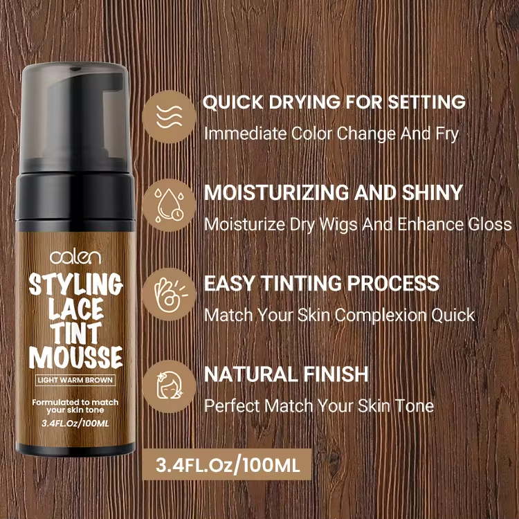 Luxfume 100ml Custom Logo Hot Pick Color No Residue Lace Tint Mousse For Lace Wig,MY SHOP