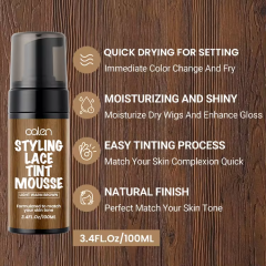 Luxfume 100ml Custom Logo Hot Pick Color No Residue Lace Tint Mousse For Lace Wig,MY SHOP