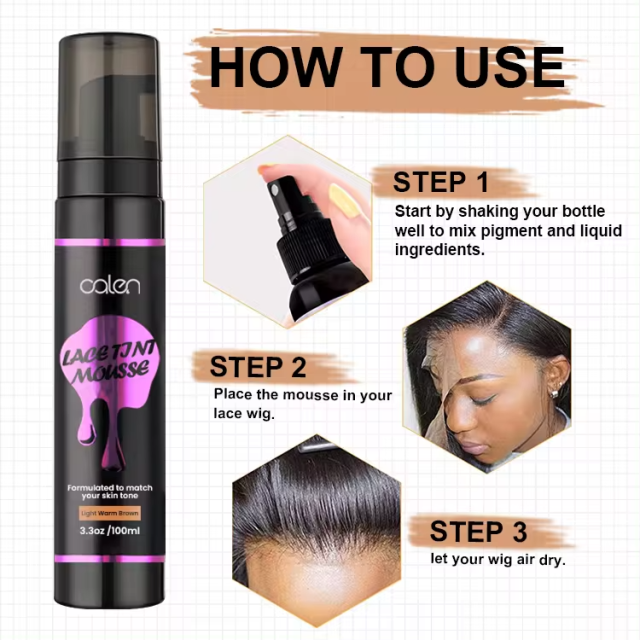 Oalen Lace Tint Melt Mousse Foam Strong Hold Waterproof Melt Mousse For Frontal Wigs Closures,MY SHOP