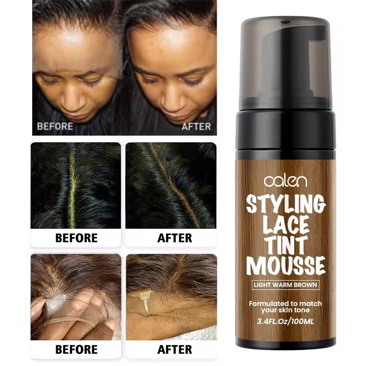 Luxfume 100ml Custom Logo Hot Pick Color No Residue Lace Tint Mousse For Lace Wig,MY SHOP