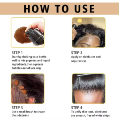 Luxfume 100ml Custom Logo Hot Pick Color No Residue Lace Tint Mousse For Lace Wig,MY SHOP