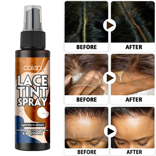 Oalen 100ML Private Label Tint Spray For Lace Wigs Different Colors Lace Styling Tint Spray,MY SHOP