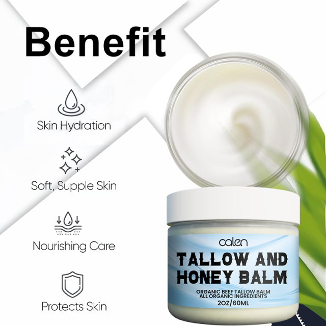 Oalen Private Label 60ml Whipped Skincare Grass Fed Beef All Purpose Tallow Balm,oalen cosmetics