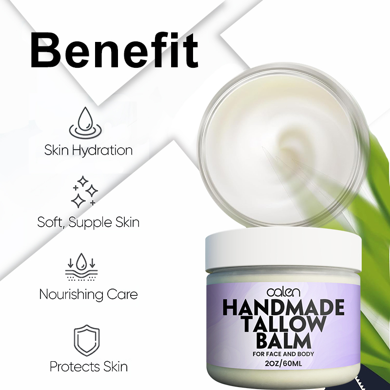 Oalen Private Label 60Ml Handmade Moisturizing Smooth Skin Whipped Beef Tallow Balm,MY SHOP