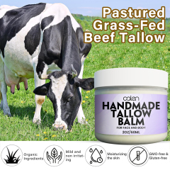 Oalen Private Label 60Ml Handmade Moisturizing Smooth Skin Whipped Beef Tallow Balm,MY SHOP