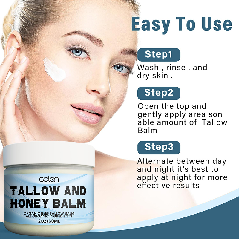Oalen Private Label 60ml Whipped Skincare Grass Fed Beef All Purpose Tallow Balm,oalen cosmetics
