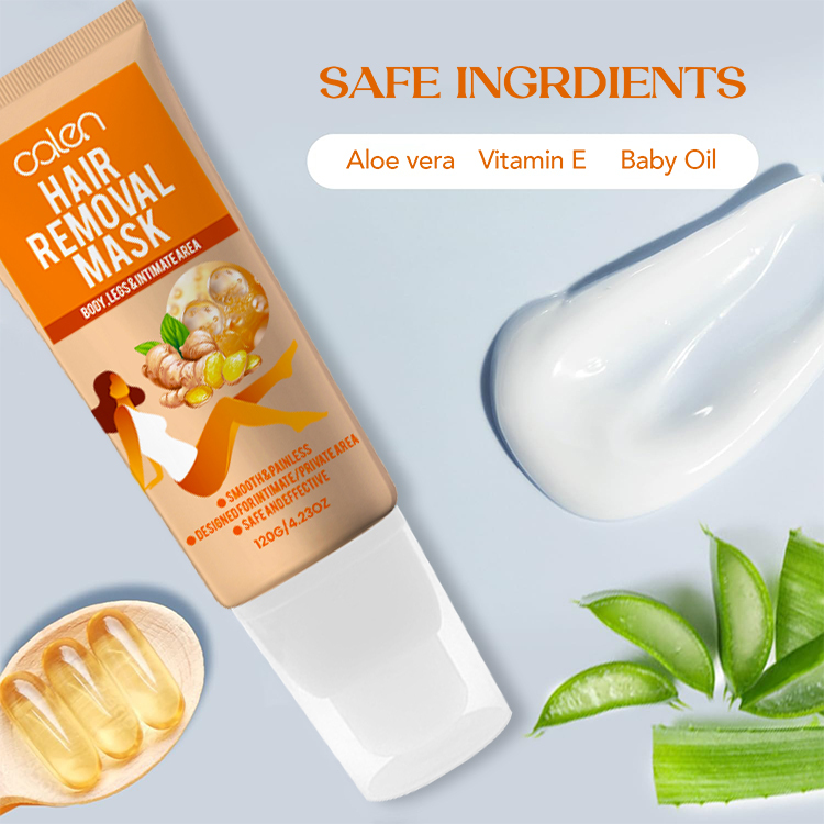 Oalen OEM 120G Gentle And Safe Private Parts Hair Removal Mask,oalen cosmetics