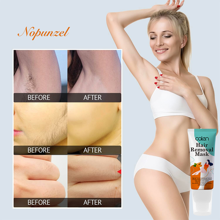 Oalen Custom 120G Soothing Skin Friendly All Skin Types Hair Remover Mask,oalen cosmetics