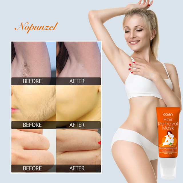 Luxfume Customs Logo 120G Gentle Soothing Natural Coconut Oil Hair Removal Mask,MY SHOP