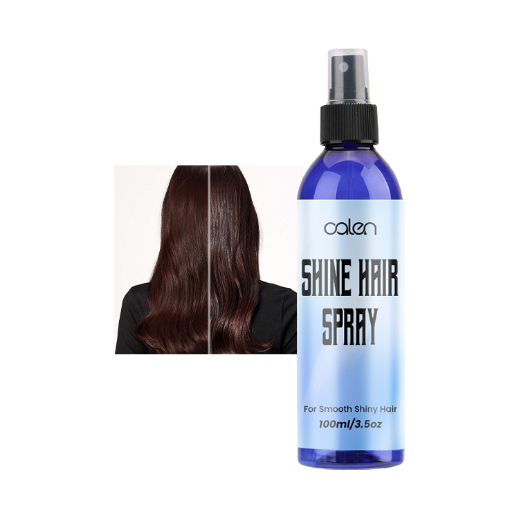 Luxfume OEM 100ml 3.5oz Instant Gloss Finishing Shine Spray For Silky Smooth Hair,oalen cosmetics