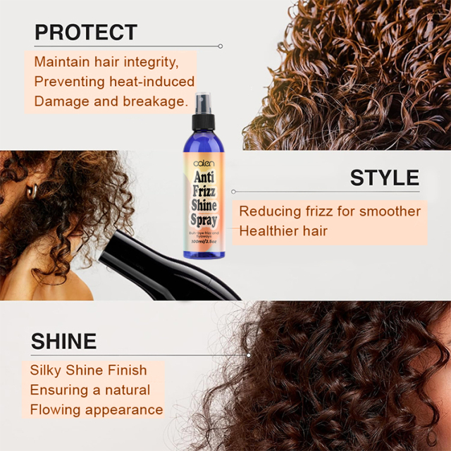 Luxfume Wholesale 3.5oz 100Ml Weightless Shine Mist Spray For Frizz Free Radiant Hair,oalen cosmetics