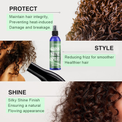 Oalen Custom Logo Ultimate Shine Long Lasting Luster Boosting Spray For Hair,oalen cosmetics
