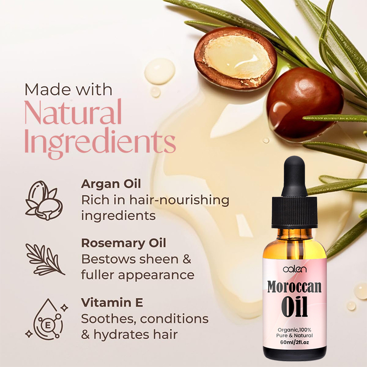 Oalen Private Label 60Ml Moisturizing Cold Pressed Virgin Moroccan Argan Oil,MY SHOP