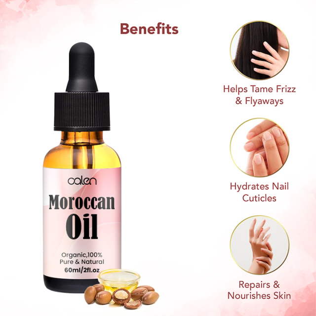 Oalen Private Label 60Ml Moisturizing Cold Pressed Virgin Moroccan Argan Oil,MY SHOP