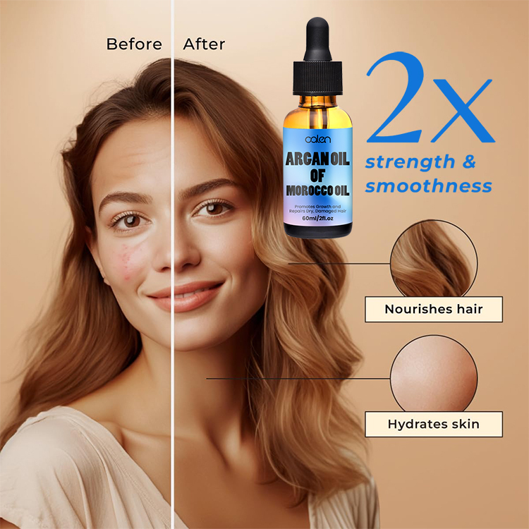 Luxfume 60Ml OEM Promotes Growth And Repairs Dry Damaged Hair Moroccan Argan Oil,MY SHOP