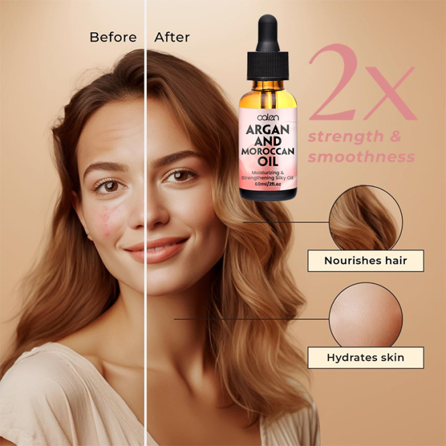 Oalen Private Label Protection Strengthening Silky Pure Moroccan Argan Oil,oalen cosmetics